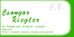 csongor riegler business card